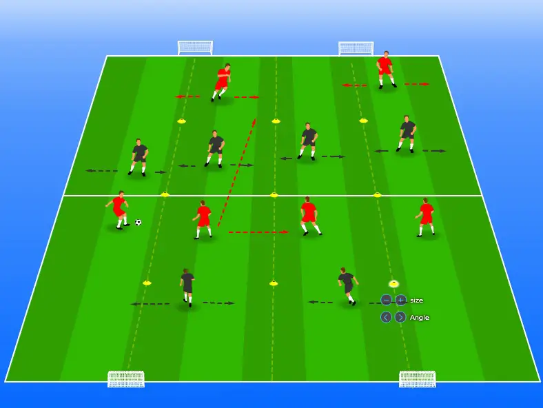 Atlético Madrid Possession Drill