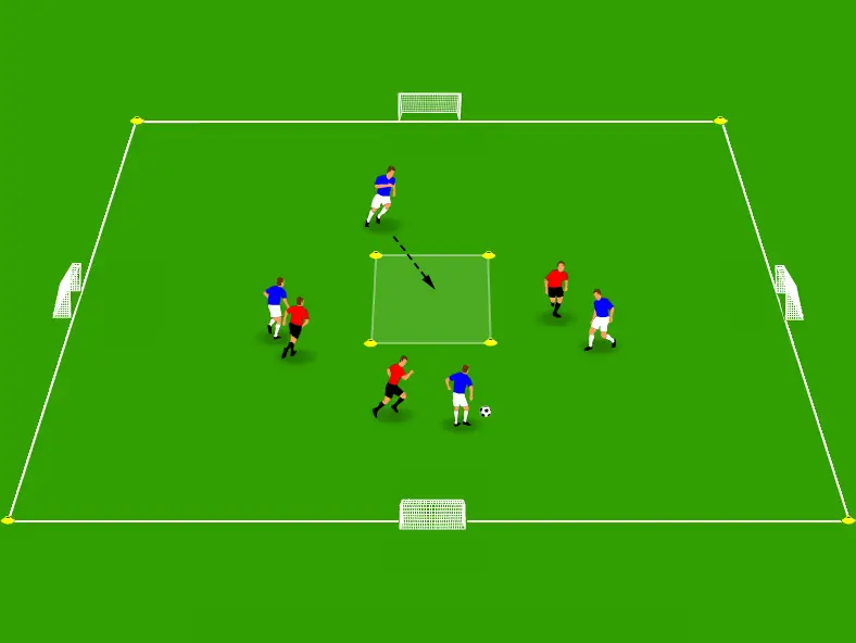 Football passing drill – Killer pass