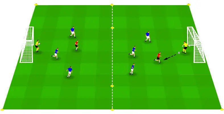 Long shot drill - Score from outside the penalty box